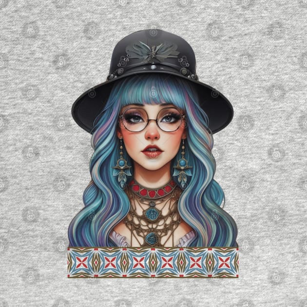 Bohemian Charm Girl by ALM Artbox